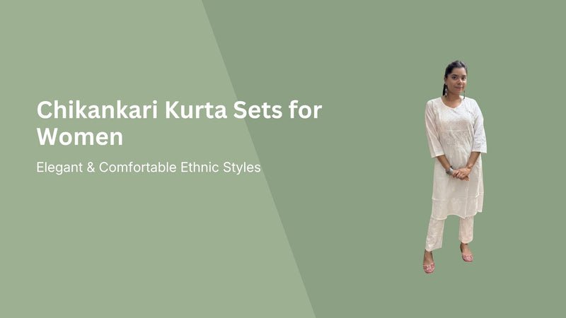 Chikankari Kurta Sets for women
