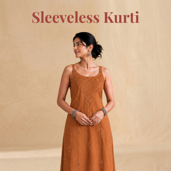 Sleeveless kurti