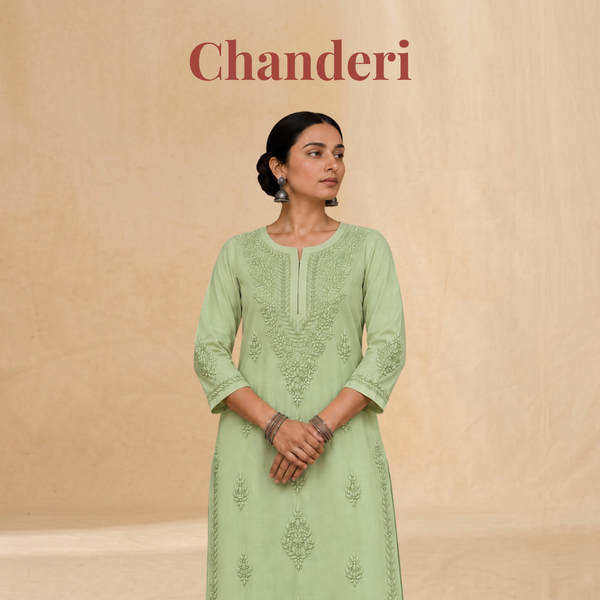 Chikankari Chanderi collection for women
